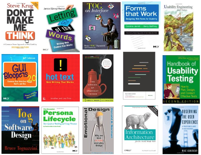 Recommended usability books